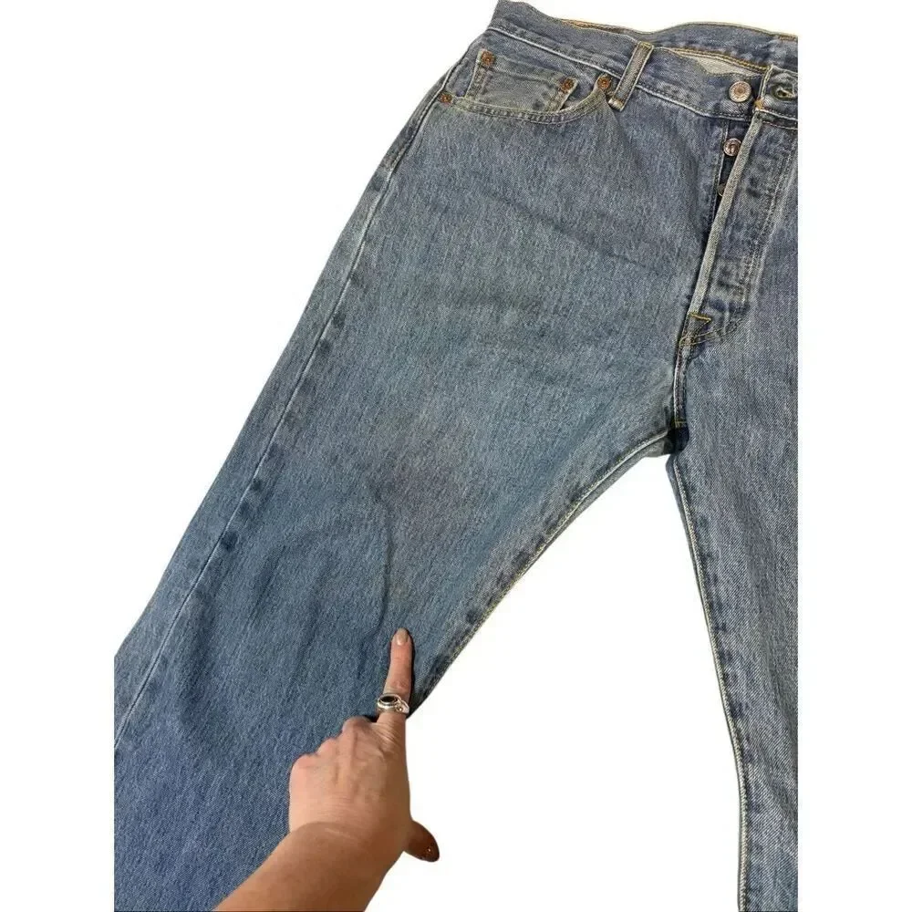 Levi’s 501 Jeans Men 36x30 Classic Button Fly Blue
